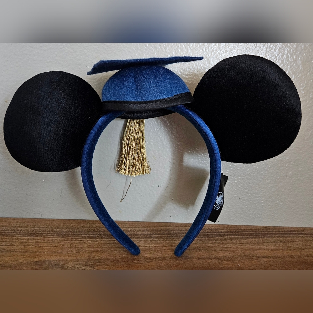 Disney Parks Mickey Ears Class Of 2025 Graduation Mickey Ears Tassel Cap Navy